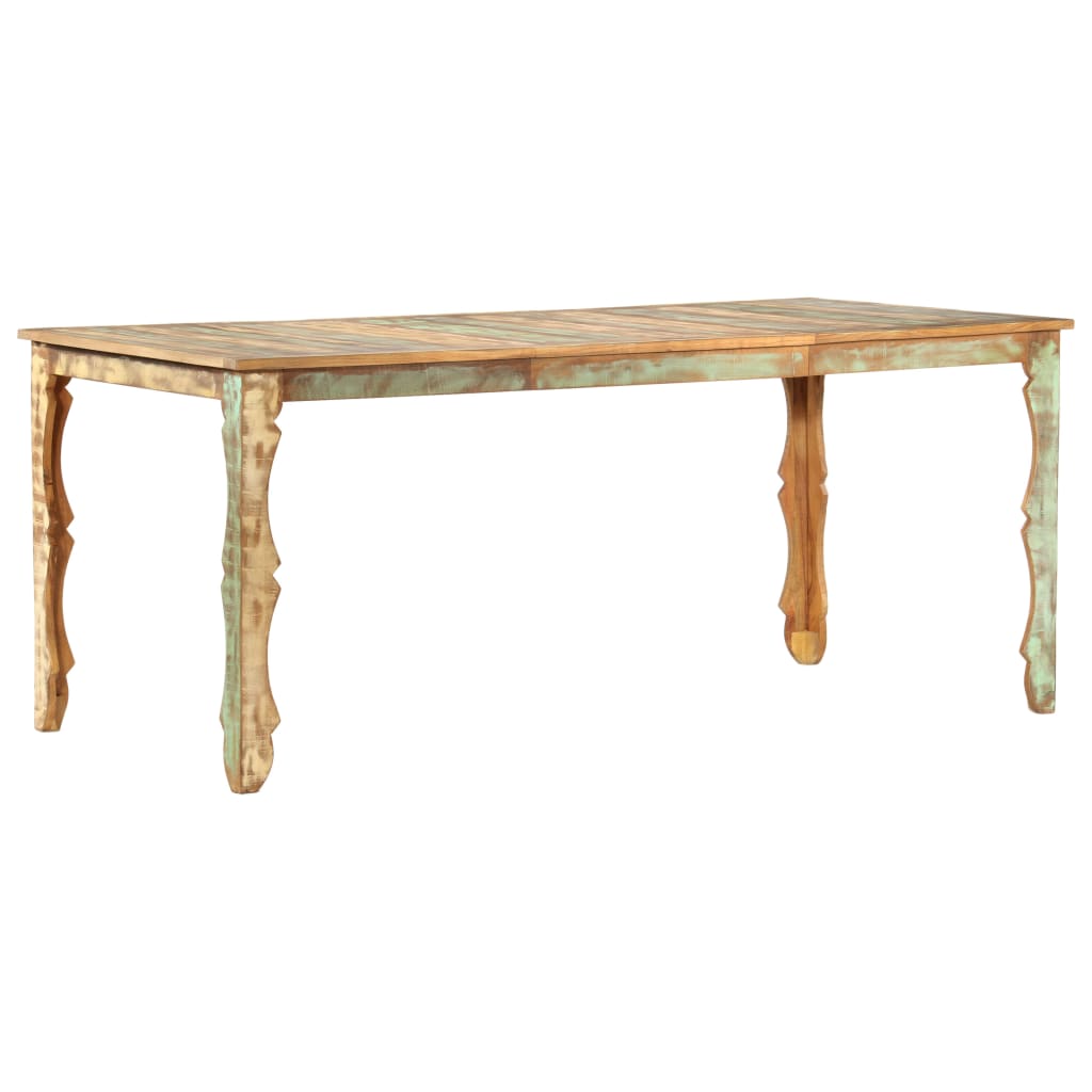 Tavolo da Pranzo 180x90x76 cm in Legno Massello di Recupero 286491
