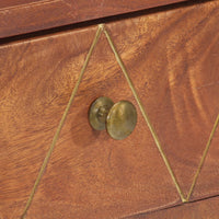 Tavolo Consolle 90x35x76 cm in Legno Massello d'Acacia 286174