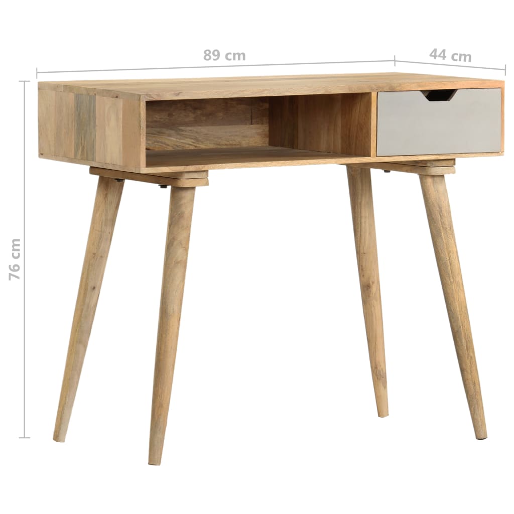 Tavolo Consolle 89x44x76 cm in Legno Massello di Mango 286178