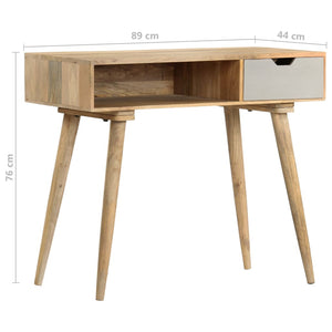 Tavolo Consolle 89x44x76 cm in Legno Massello di Mango 286178