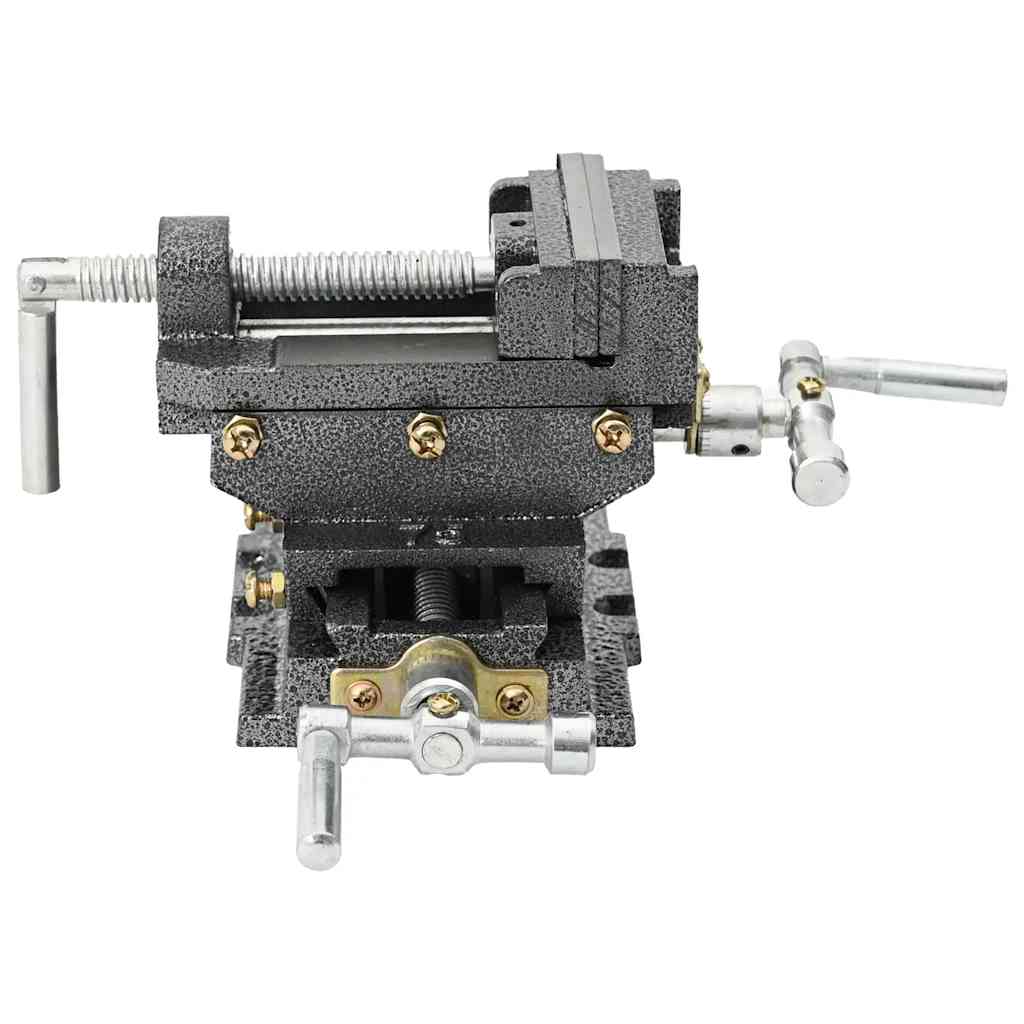 Morsa Manuale con Slitta Trasversale per Trapano a Colonna 70mm 145383