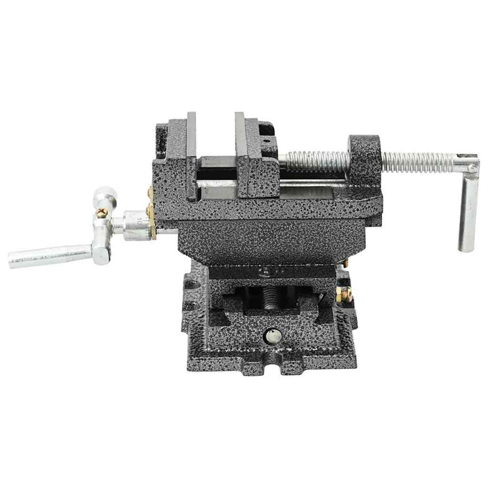 Morsa Manuale con Slitta Trasversale per Trapano a Colonna 70mm 145383