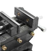 Morsa Manuale con Slitta Trasversale per Trapano a Colonna 70mm