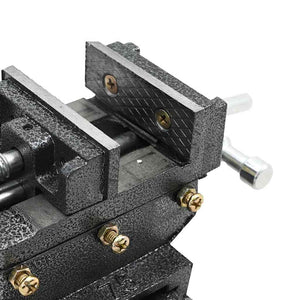 Morsa Manuale con Slitta Trasversale per Trapano a Colonna 70mm