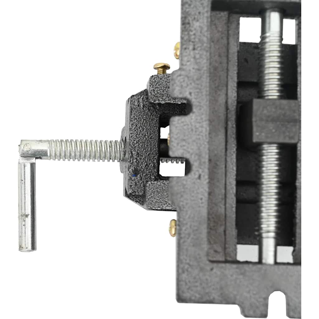 Morsa Manuale con Slitta Trasversale per Trapano a Colonna 70mm