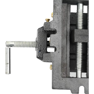 Morsa Manuale con Slitta Trasversale per Trapano a Colonna 70mm