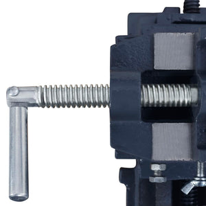 Morsa Manuale a Slitta Trasversale per Trapano a Colonna 127 mm 145384