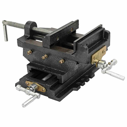 Morsa Manuale Slitta Trasversale per Trapano a Colonna 150 mm cod mxl 58713