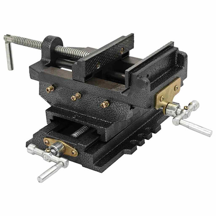 Morsa Manuale Slitta Trasversale per Trapano a Colonna 150 mm cod mxl 58713