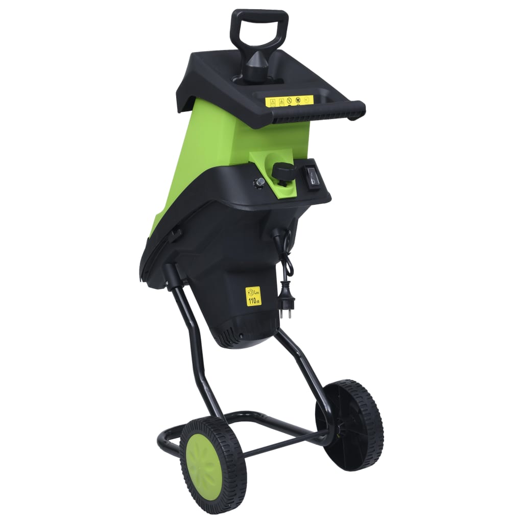 Trituratore da Giardino Elettrico con 2 Lame Extra 2400 W 145793