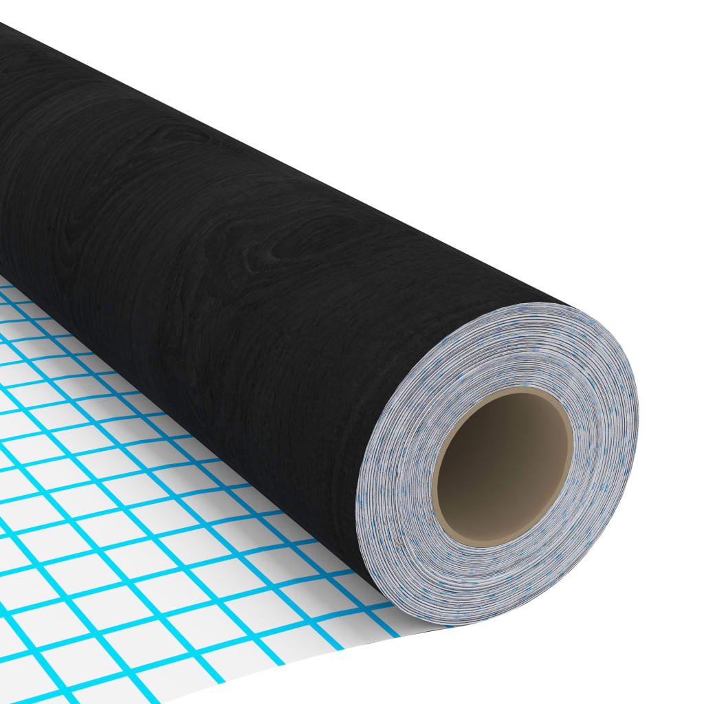 Pellicole Autoadesive per Porte 2 pz Legno Scuro 210x90 cm PVC cod mxl 51953