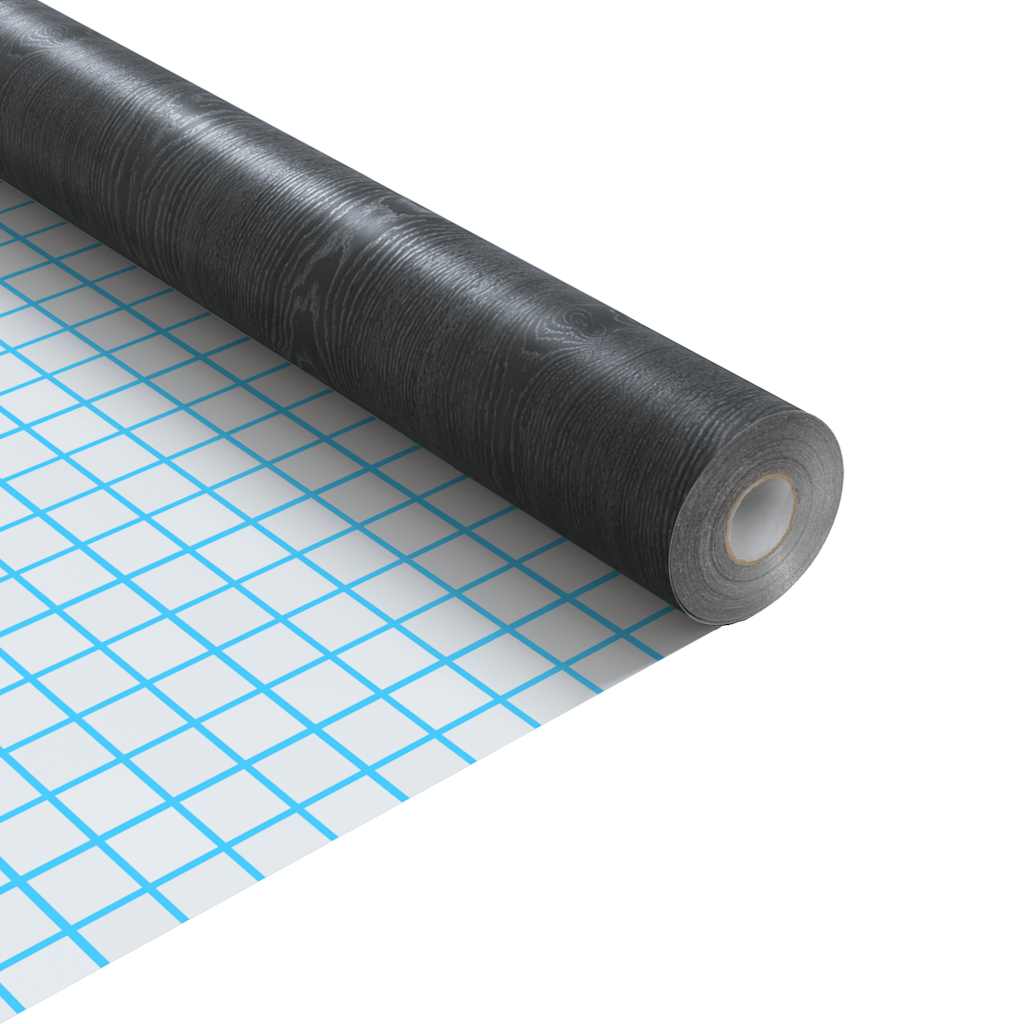 Pellicola Autoadesiva per Mobili Legno Scuro 500x90 cm in PVC cod mxl 50698