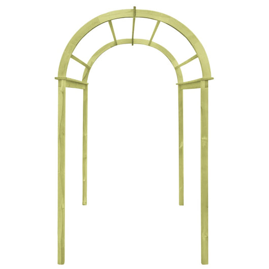 Arco a Traliccio 125x150x235cm in Legno di Pino Impregnato 49030