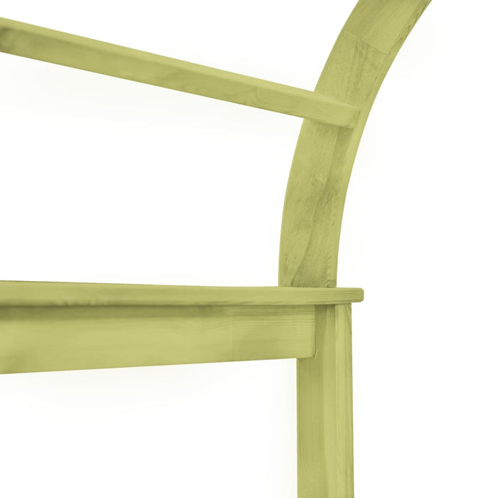 Arco a Traliccio 125x150x235cm in Legno di Pino Impregnato 49030