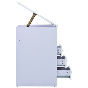 Scrivania da Disegno per Bambini Inclinabile Bianca 287448