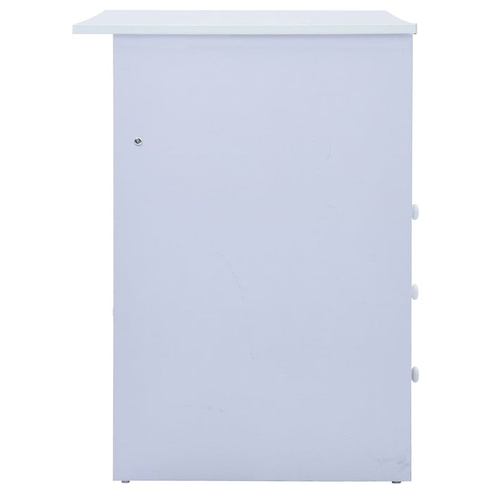 Scrivania da Disegno per Bambini Inclinabile Bianca 287448