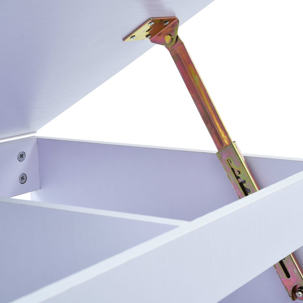 Scrivania da Disegno per Bambini Inclinabile Bianca 287448