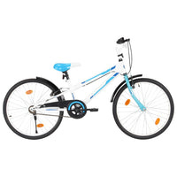 Bici per Bambini 24 Pollici Blu e Bianca cod mxl 70727