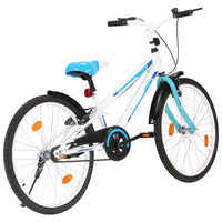 Bici per Bambini 24 Pollici Blu e Bianca cod mxl 70727