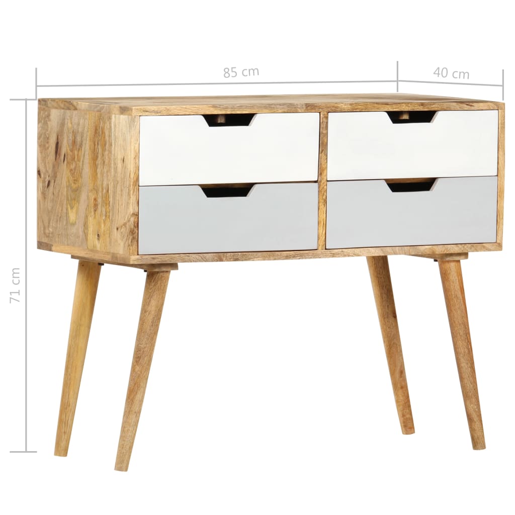 Credenza 85x40x71 cm in Legno Massello di Mango 286241