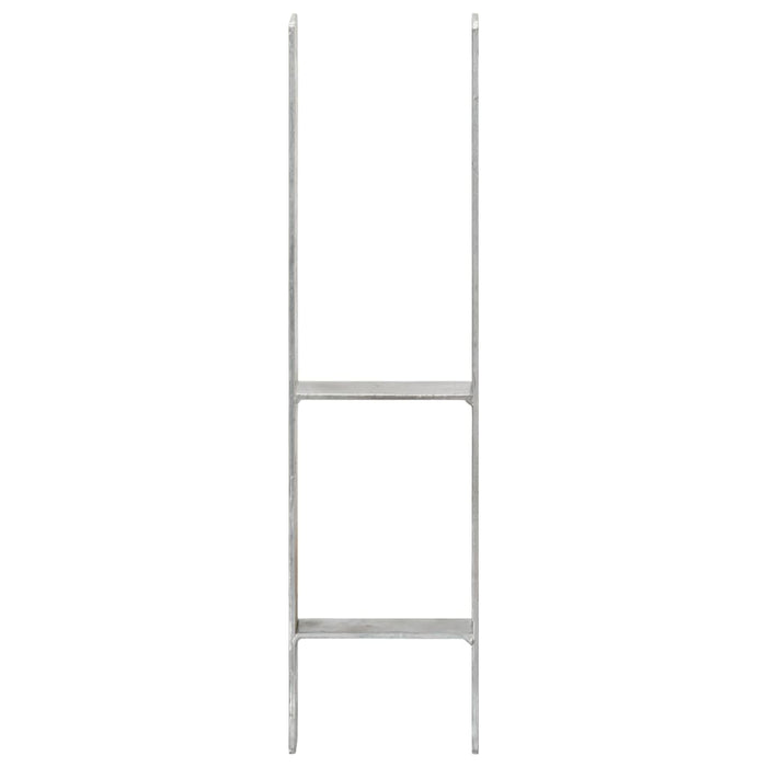 Picchetti per Recinzione 6 pz Argento 14x6x60cm Acciaio Zincatocod mxl 73486