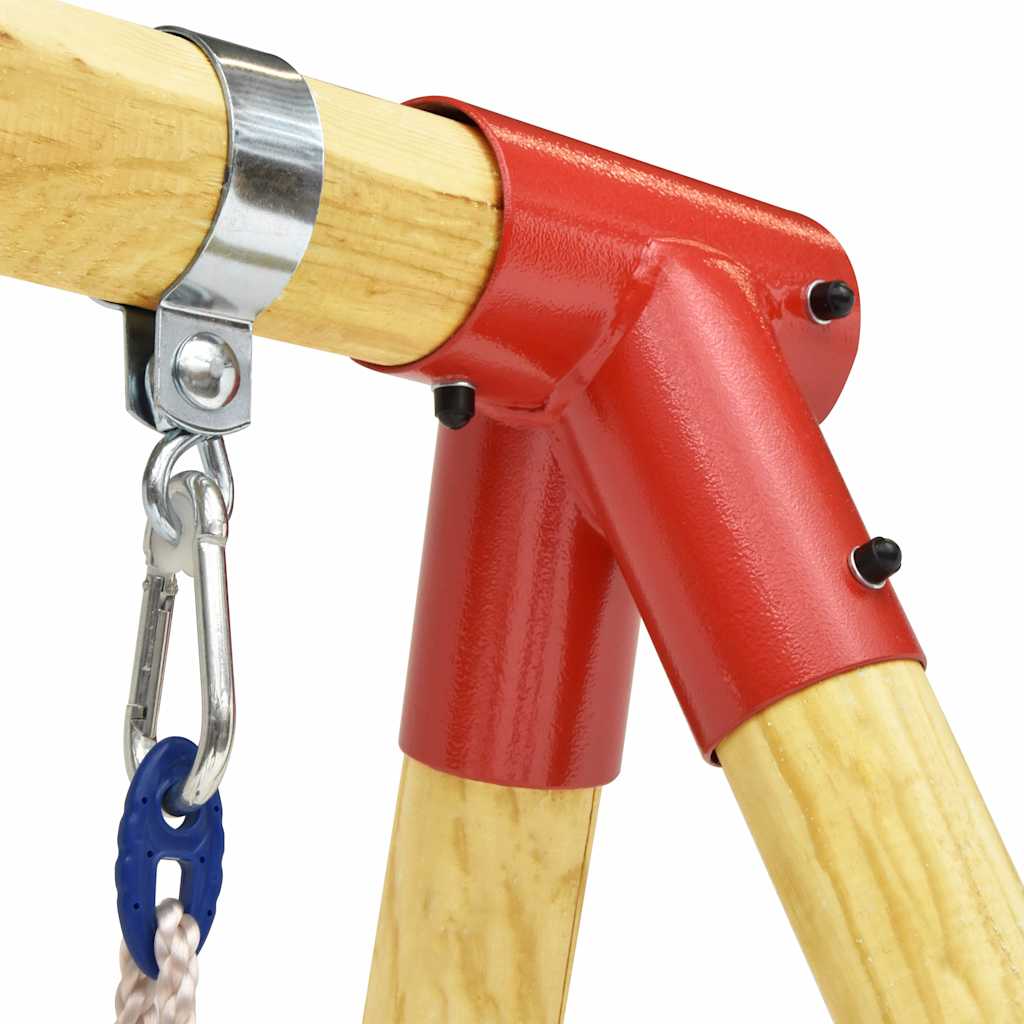 Set Altalena da Giardino 230x130x166 cm in Legno di Pino 279062