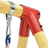 Set Altalena da Giardino 230x130x166 cm in Legno di Pino 279062