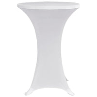 Coperture Verticali per Tavolo 4 pz Ã˜70 cm Bianco Elastico  cod mxl 63555