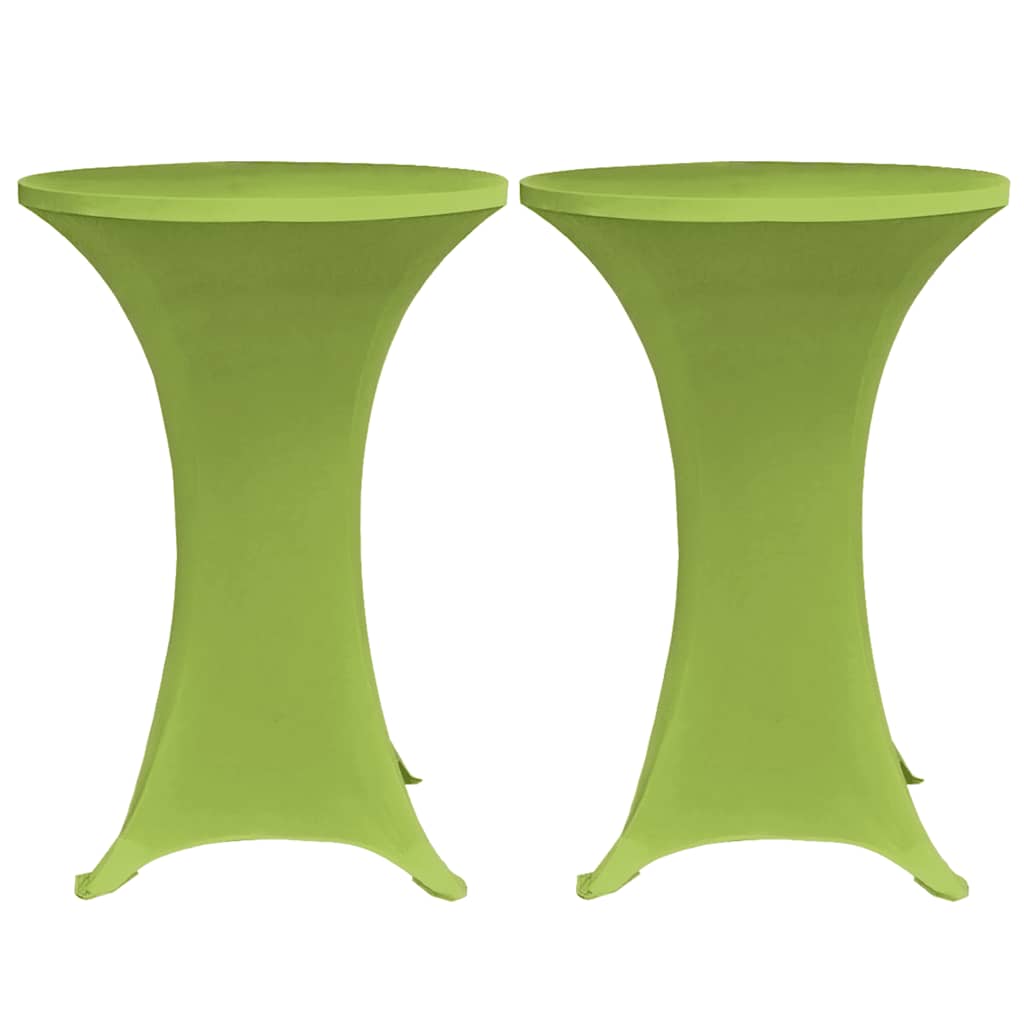 Copritavoli Elastici 4 pz 60 cm Verde 279087