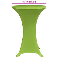 Copritavoli Elastici 4 pz 60 cm Verde 279087