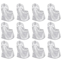 Coprisedia per Feste di Matrimonio 12 pz Bianca cod mxl 69960