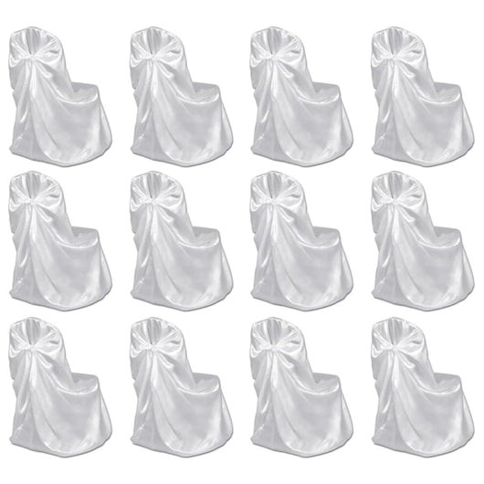 Coprisedia per Feste di Matrimonio 12 pz Bianca cod mxl 69960
