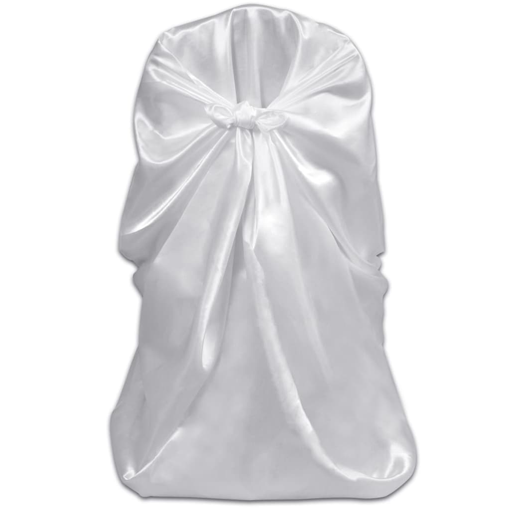 Coprisedia per Feste di Matrimonio 12 pz Bianca cod mxl 69960