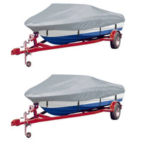 Telo per Barca 2 pz Grigio Lunghezza 488-564 cm Larghezza 239cm cod mxl 75520