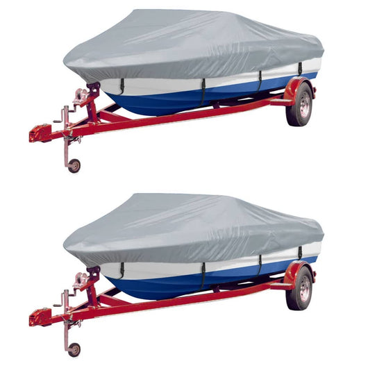 Telo per Barca 2 pz Grigio Lunghezza 519-580 cm Larghezza 244cm cod mxl 75521