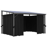 Gazebo con Tenda 405x294x244 cm Antracite 48599
