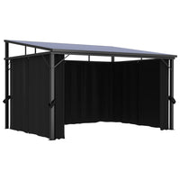 Gazebo con Tenda 405x294x244 cm Antracite 48599