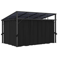 Gazebo con Tenda 405x294x244 cm Antracite 48599