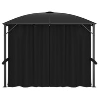 Gazebo con Tende 300x300x265 cm Antracite