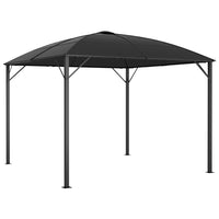 Gazebo con Tende 300x300x265 cm Antracite 48600