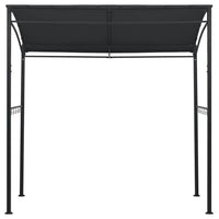 Gazebo per Barbecue 215x150x220 cm Antracite in Acciaio