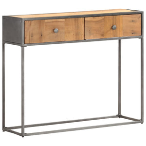 Tavolo Consolle 90x30x75 cm in Legno Massello di Recupero 286531