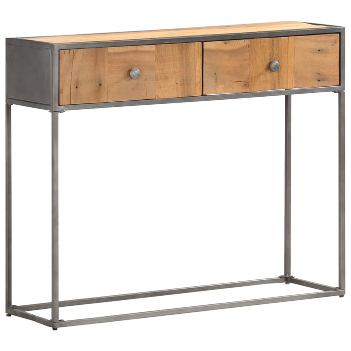 Tavolo Consolle 90x30x75 cm in Legno Massello di Recupero 286531