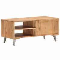 Tavolino da CaffÃ¨ 90x45x40 cm in Legno Massello di Acacia