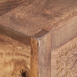 Tavolo Consolle 90x30x75 cm in Legno Massello di Mango 286555