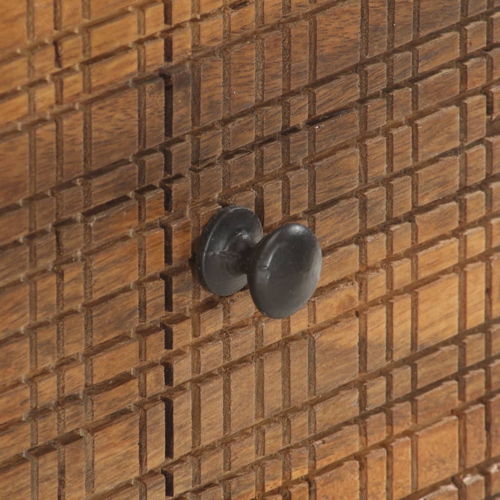 Tavolino da Salotto 90x45x40 cm in Legno Massello di Mango 286559