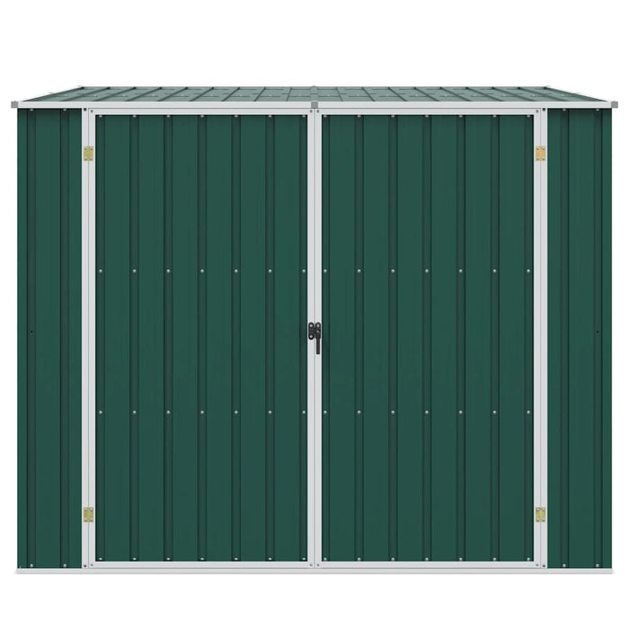 Capanno da Giardino Verde 195x198x159 cm in Acciaio Zincato 46253