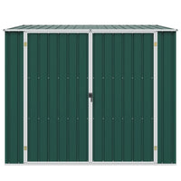 Capanno da Giardino Verde 195x198x159 cm in Acciaio Zincato cod mxl 65886