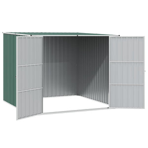 Capanno da Giardino Verde 195x198x159 cm in Acciaio Zincato 46253