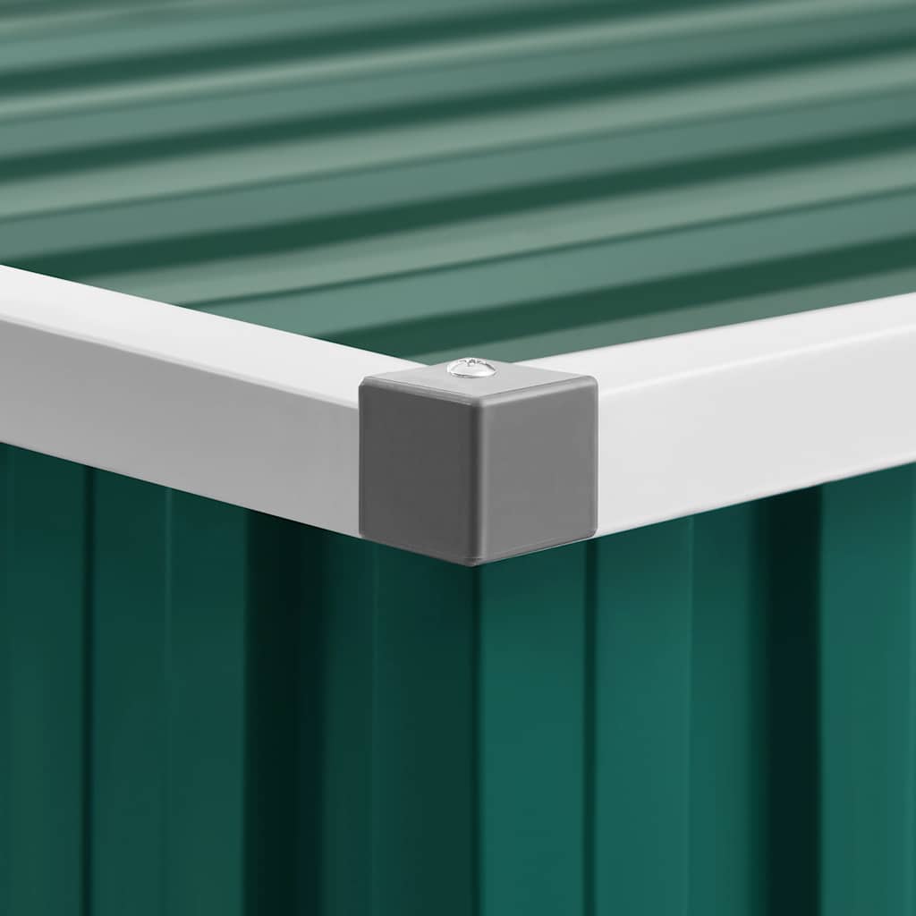 Capanno da Giardino Verde 195x198x159 cm in Acciaio Zincato cod mxl 65886